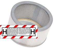 Filtry kardrydżowy klasy HEPA H13 do odkurzacza przemysłowego