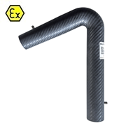 Łacznik kolanko Carbon ATEX
