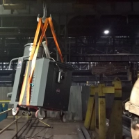 TCX odkurzacz przemysłowy z silnikiem indukcyjnym dużej mocy dzwiganie odkurzacza na poziom