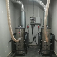 TCX odkurzacz przemysłowy z silnikiem indukcyjnym dużej mocy 2 razem