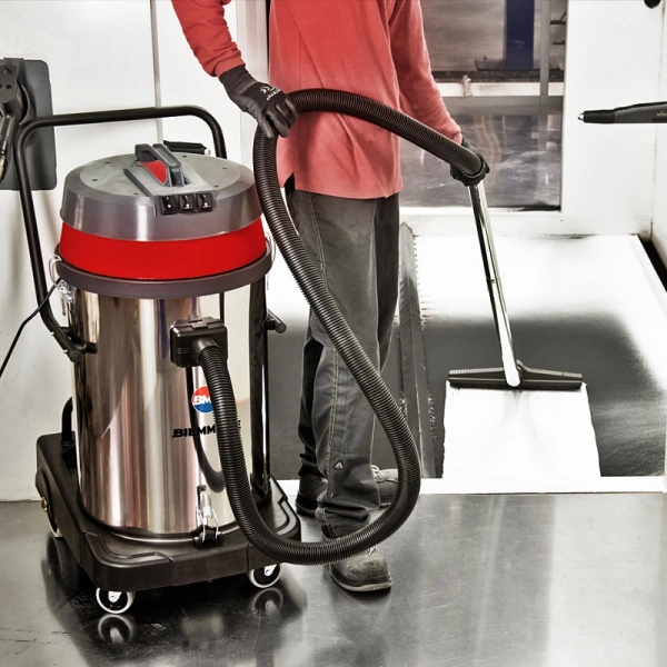 SM 80 F odkurzacz profesjonalny dwu trzy silnikowy INOX Biemmedue work