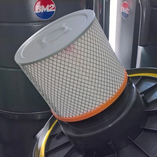 RC 45 P Odkurzacz z gniazdem do podłączenia elektronarzędzi Biemmedue jednosilnikowy filter