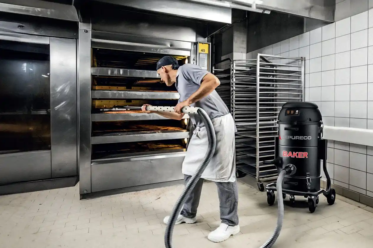 OVEN odkurzacz piekarniczy dwusilnikowy z otrząsaczem filtra