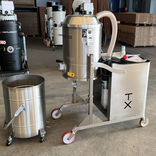 odkurzacz ATEX wykonany w całośći z INOX