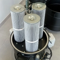 SP system czyszczenia filtrów w odkurzaczu przedmuchem wstecznym sprężonego powietrza filtry