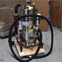 Odkurzacz przemysłowy pneumatyczny ATEX 21 HEPA zasilany sprężonym powietrzem praca