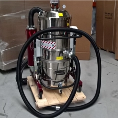 Odkurzacz przemysłowy pneumatyczny ATEX zasilany sprężonym powietrzem