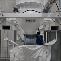odciąg centralny ATEX z systemem automatycznego rozładowania do worków big-bag