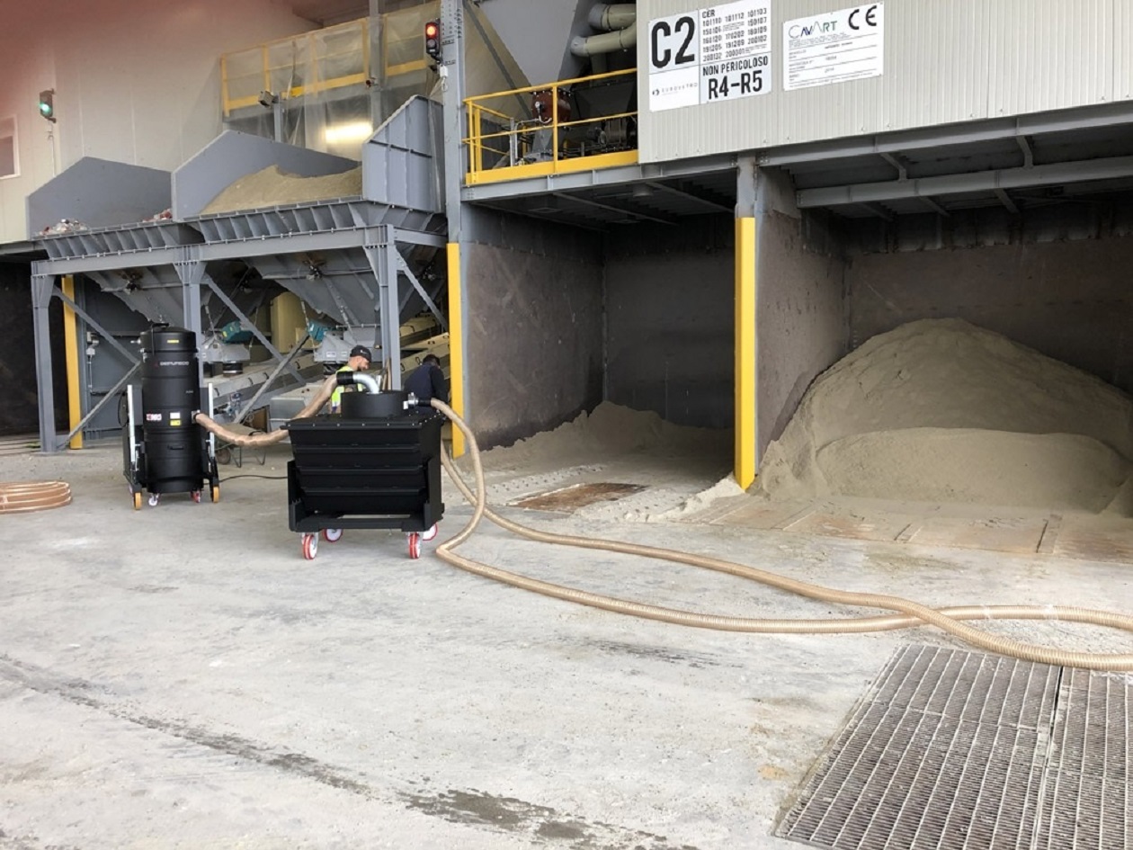 ​​​​PUMA odkurzacz przemysłowy bardzo mocny do 18kW do prac ciężkich i ciągłych magazyny