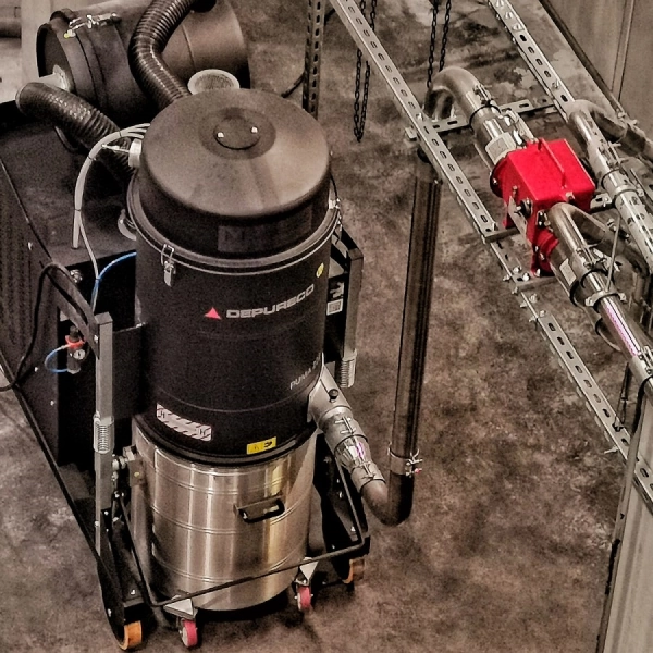 Puma odkurzacz dużej mocy z certyfikatem atex IIIc do strefy 20 wewnątrz oraz 21 zewnątrz 1/2d z filtrem hepa 14