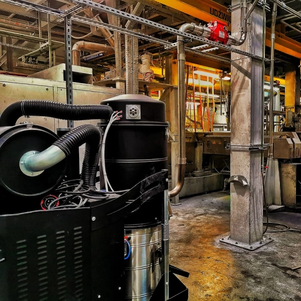 Puma odkurzacz dużej mocy z certyfikatem atex IIIc do strefy 20 wewnątrz oraz 21 zewnątrz 1/2d z filtrem hepa ex