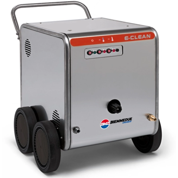 Myjka ciśnieniowa E-Clean z elektrycznym podgrzewaczem wody z korbowodową pompą